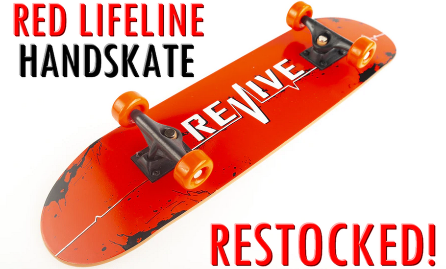 Revive Skateboards Red Lifeline Handskate Handboard - VMS Distribution Europe