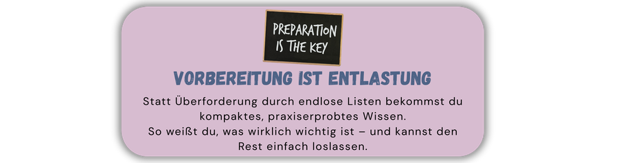 Für Erstgebärende — speziell zugeschnitten auf die ersten 12 Wochen.