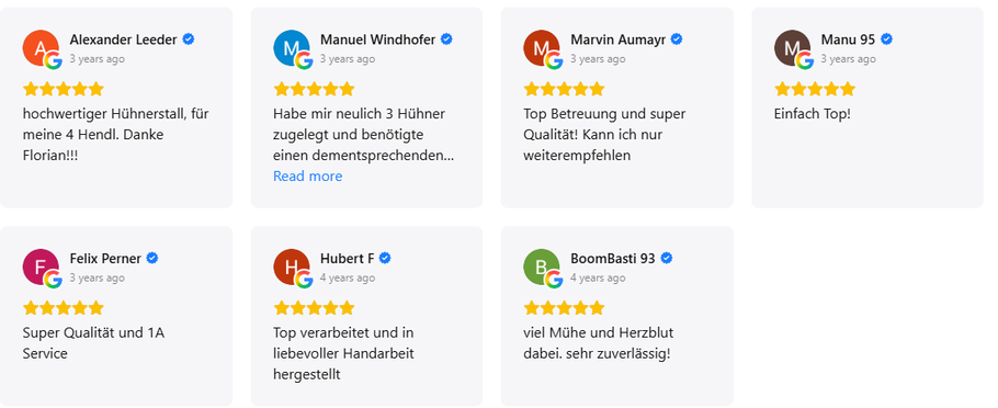 Google Bewertungen zum Berchtesgadener Holzbau 02