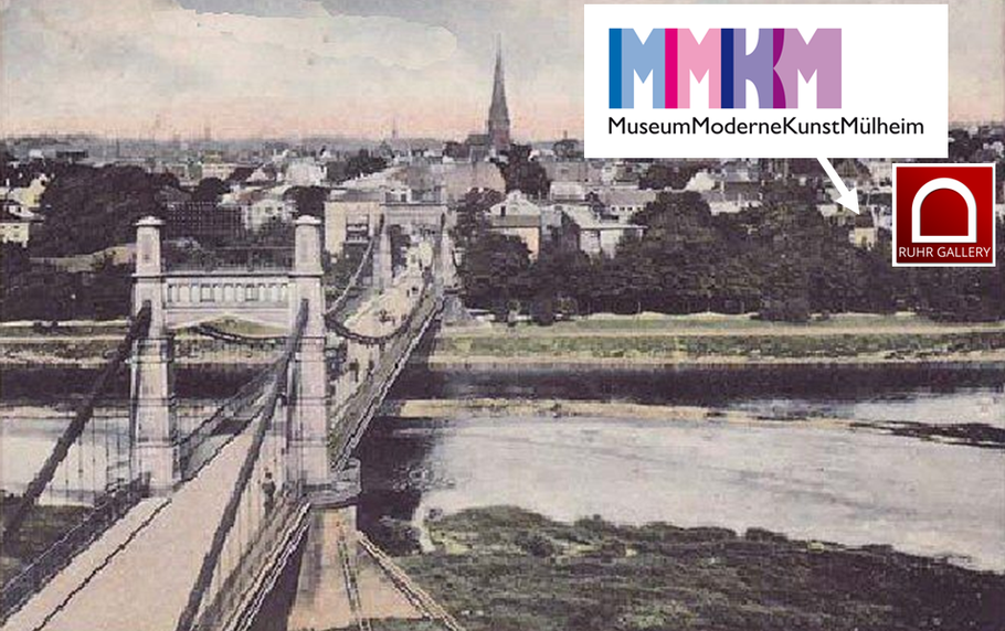 Malerisch gelegen am Ruhrufer in der Stadt Mülheim: Das private Kunstmuseum MMKM in der Ruhrstr. 3 / Ecke Delle