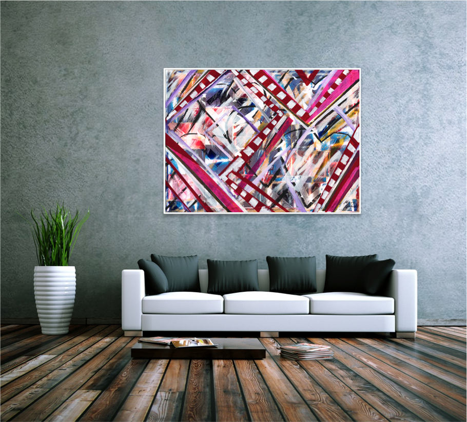 New Piece of Art #25 – LOVE, 2013, 150 cm x 120 cm by Marco Madrido
