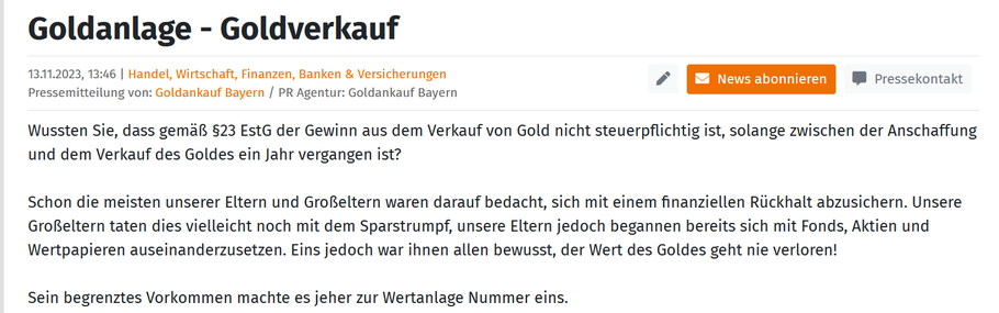 Gold und Silber verkaufen bei Goldankauf Bayern