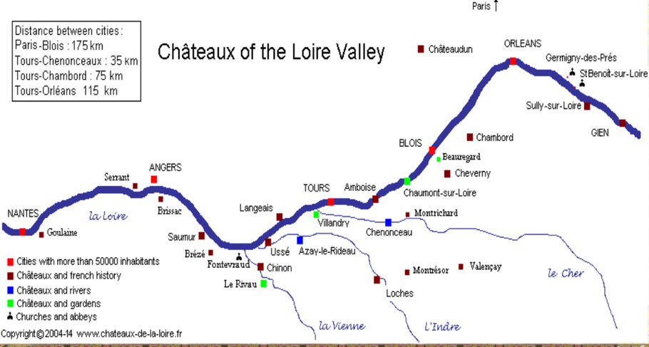 dónde alojarse para visitar Valle del Loira- Francia - Castillos del Valle del Loira: Rutas, visitas - Francia - Forum France