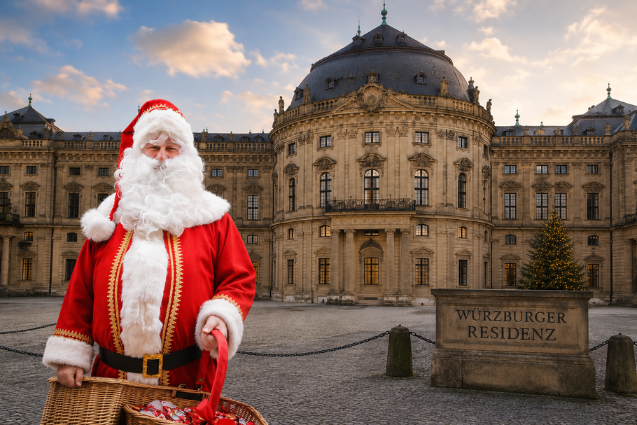Weihnachtsmann in Würzburg mieten