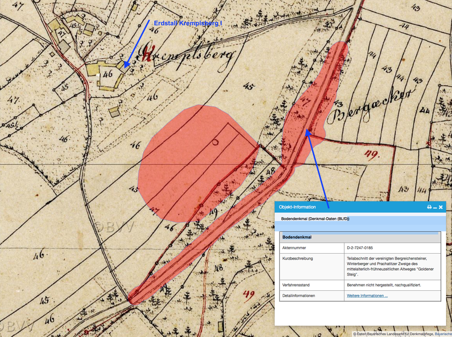 BayernAtals, Bodendenkmal (Denkmal-Dten BLfD)