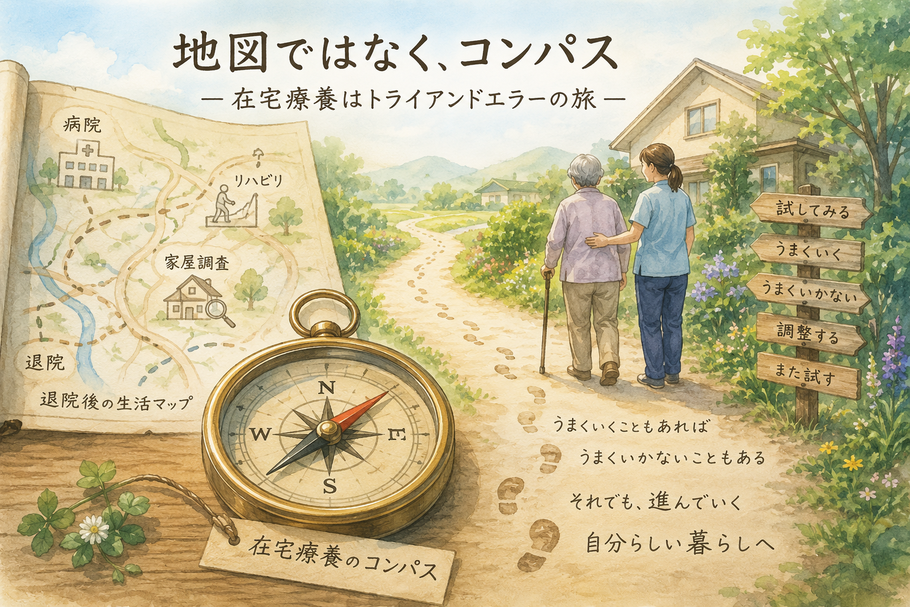 地図ではなく、コンパス