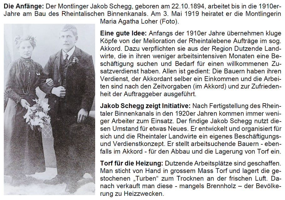 Ausschnitt aus der Dokumentation "Die Geschichte der Schollenmühle Montlingen"