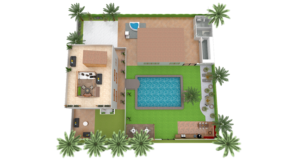 Private Villa & Apartments Hotel feeling with swimming-pool in Dahab - with Beduin-tent - Barbecue Grill - Jacuzzi and more