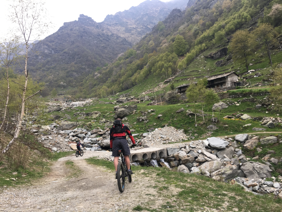 si entra nella parte selvaggia del giro