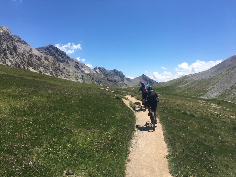 siamo al colle di Rouberent, nuovamente in territorio Italiano
