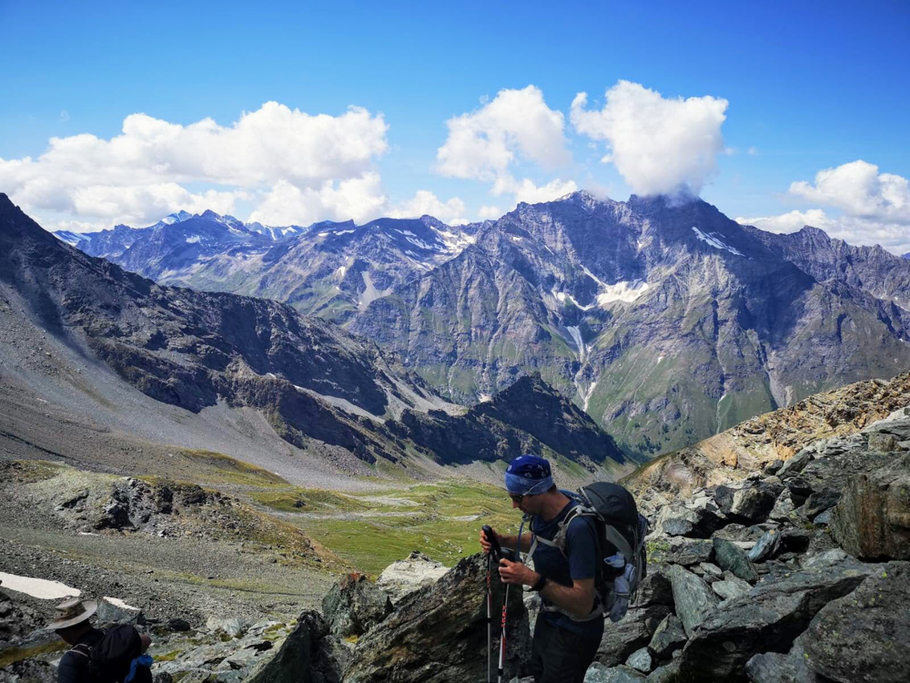 Uno sguardo sulla valle opposta , la Val Di Rhemes