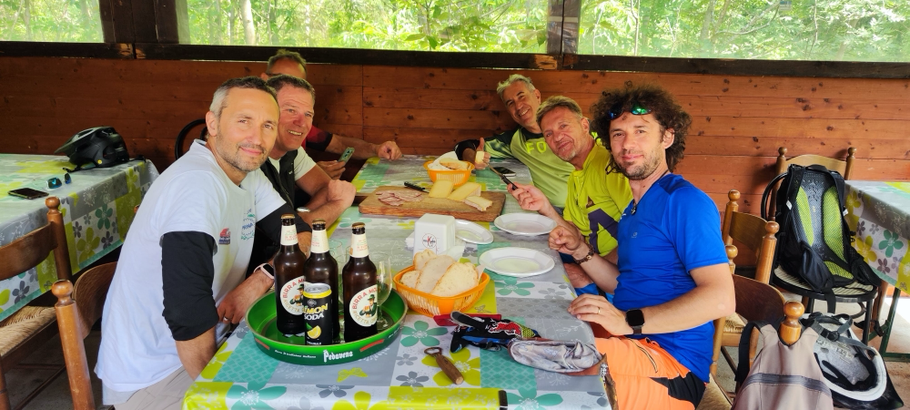 immancabile rigenero a chiusura di un'altra splendida gita... e qui non sarà l'ultima considerando le opportunità presenti in Val Varaita