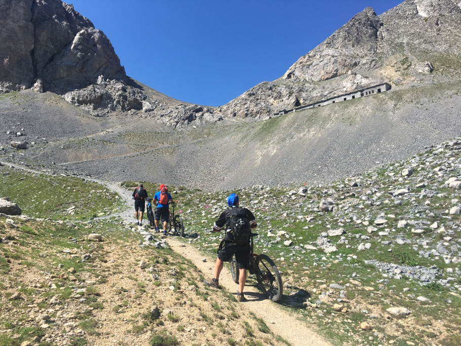gli ultimi sforzi prima del breve portage
