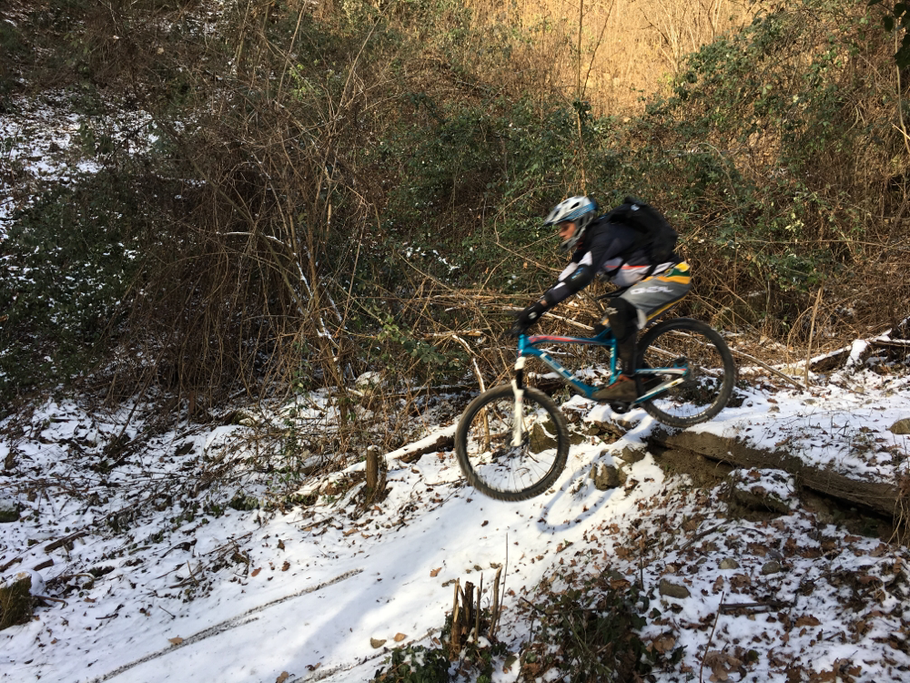 Andrea in Snow park 