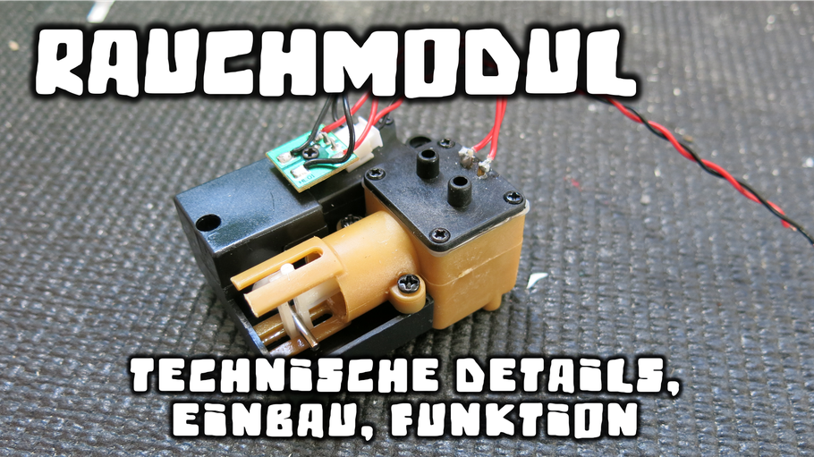 RC Rauchmodul, Technische Details, Einbau und Funktion