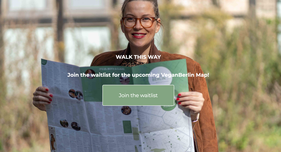 Join the waitlist for the upcoming VeganBerlin Map!