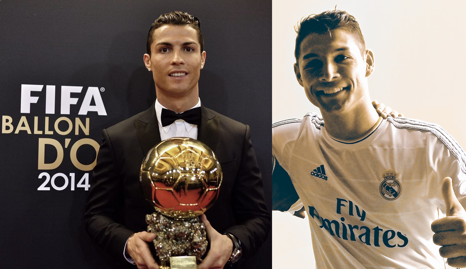 BEST OF EVENTS Fussball Artist & Ronaldo-Double Saki Ballon-d’Or-Trophäe BOE in Dortmund
