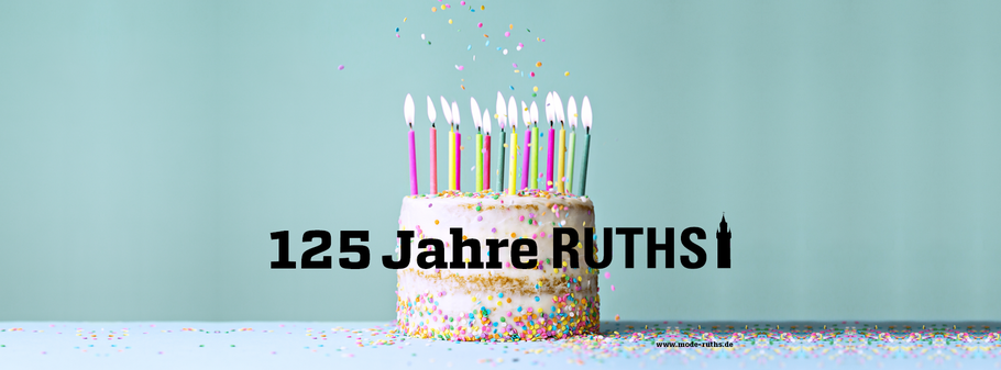 Bild Torte mit Kerzen 125 Jahre Ruths