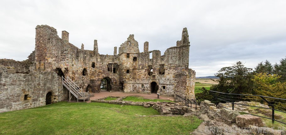 Dirleton,Castle,Küste,Schottland,Tipps