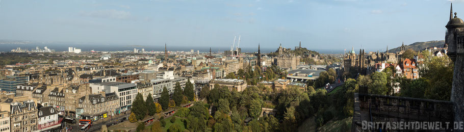 Edinburgh,castle,schottland,herbst,oktober,tipps,sehenswürdigkeiten,schloss,Panorama,Aussicht,view,Carlton,hill