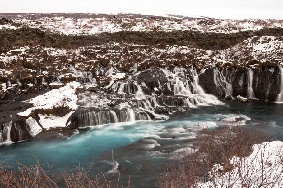 Iceland,winter,landscape,snow,waterfalls