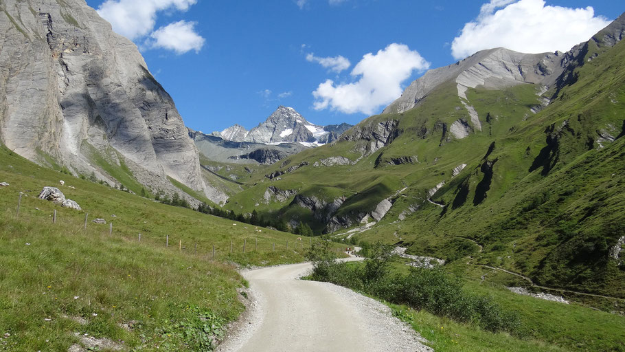 de weg naar de grossglockner op canvas van www.canvastirol.nl