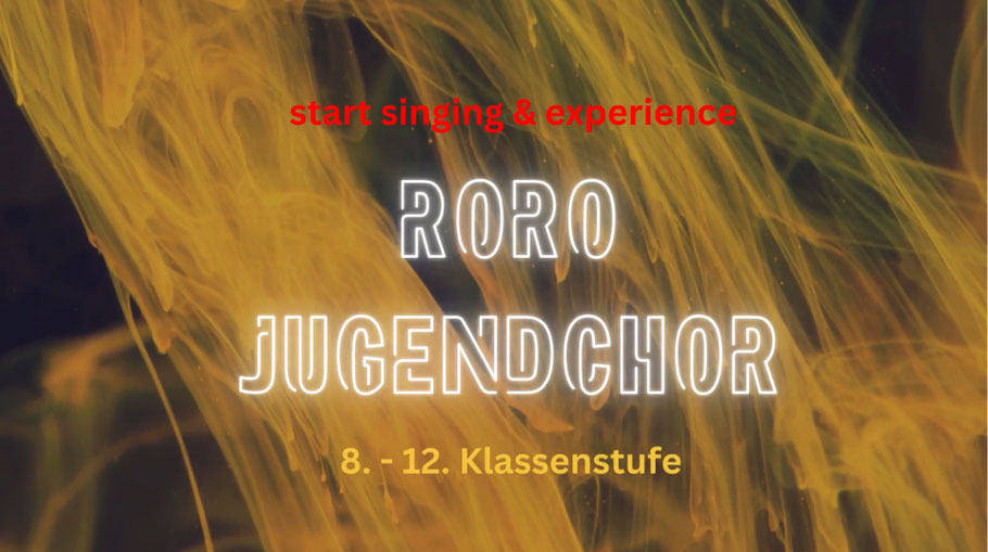 #RoRo Jugendchor TRAILER