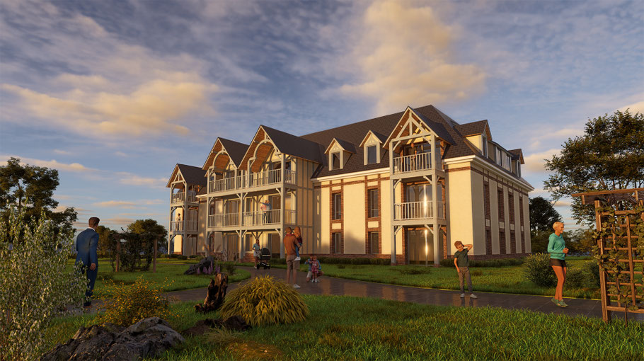 Image commerciale d'architecture réalisée avec D5 RENDER