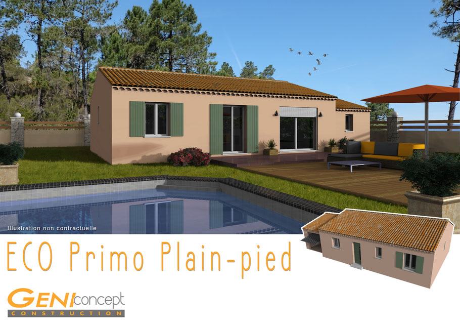 Illustration 3D commerciale pour projet d’un constructeur dans le Var, région PACA, réalisée par ocoeurdesplans