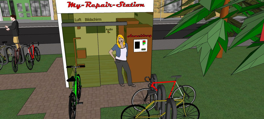 Bild: My-Repair-Station Anmelden, Fahrrad reparieren, Geld sparen!