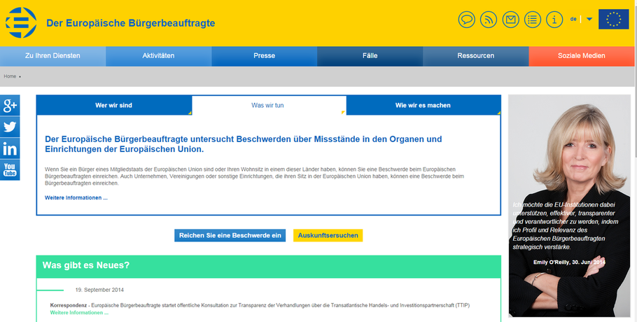 Obmutsfrau EU-Kommission