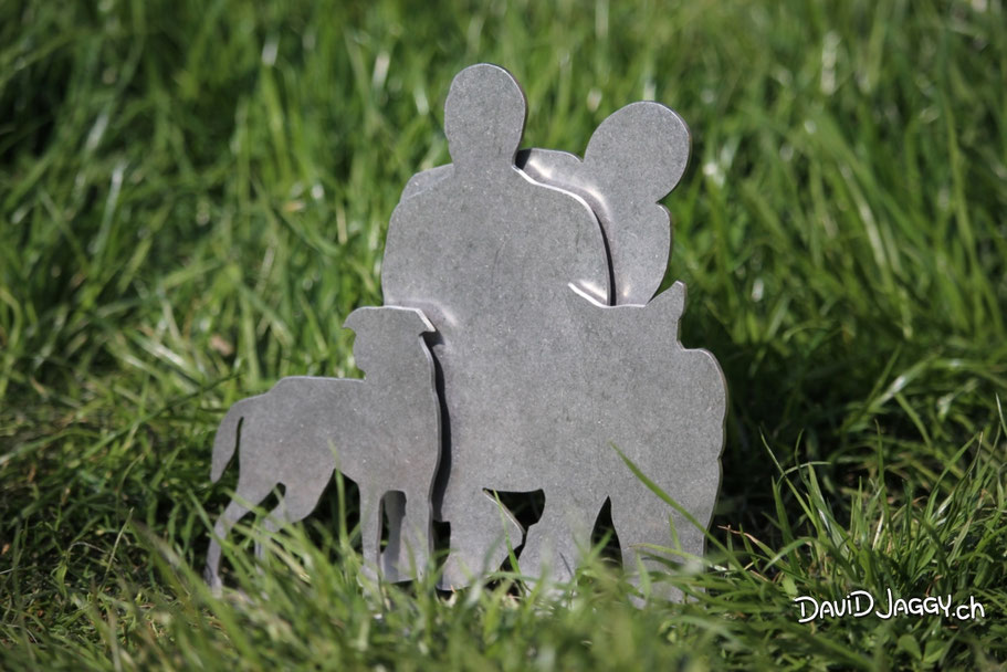 Blechschild, Schattenbilder aus Blech, Dekoration 