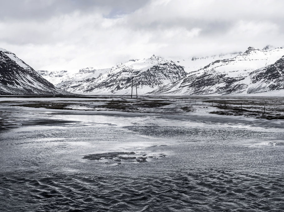Landschaftsaufnahme als Farb-Photographie, Island/Iceland