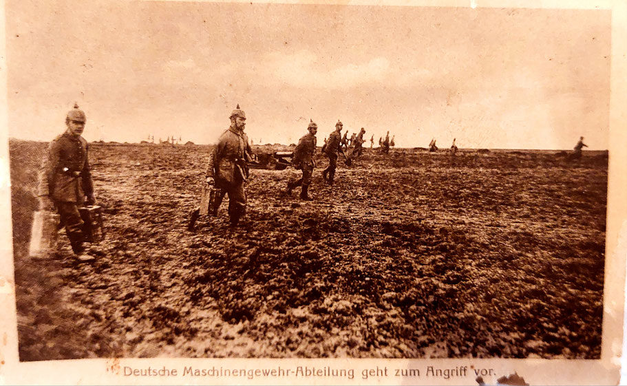 © S.Jordan / Vorderseite einer Feldpostkarte vom 05.06.1915