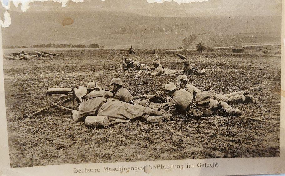 © S.Jordan / Vorderseite einer Feldpostkarte vom 18.04.1915