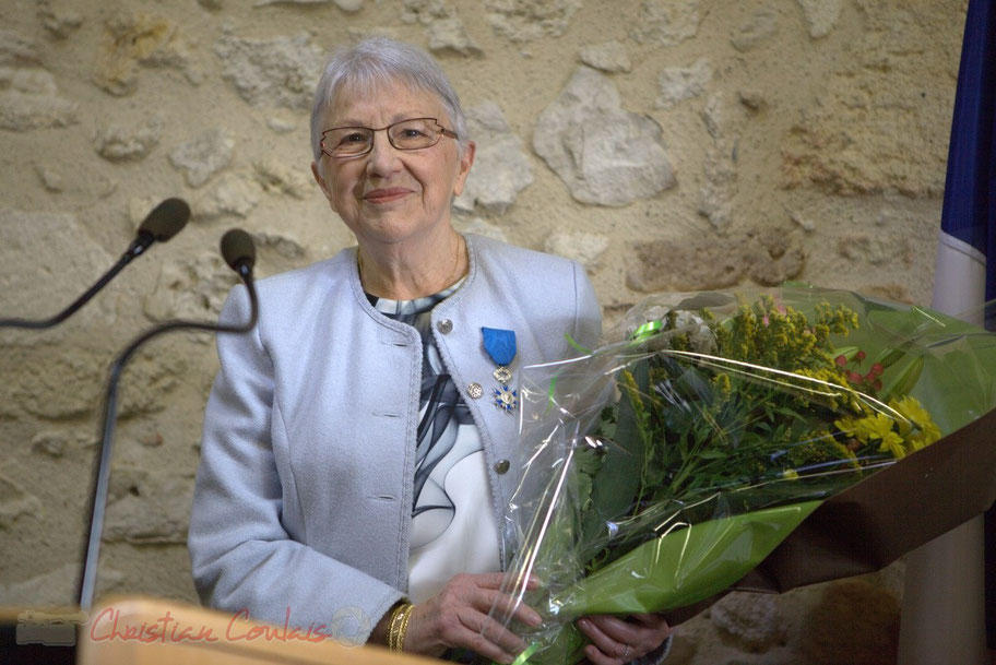 Suzette Grel, Chevalière de l'Ordre national du Mérite, ancienne enseignante, ancienne Maire, Présidente d'association, 7 février 2015, Le Pout