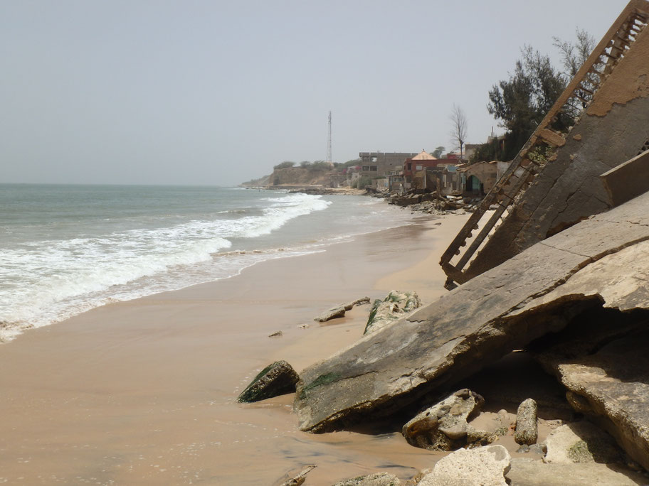 Popenguine erosion Senegal