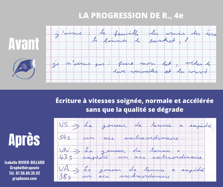 Isabelle Rivier-Billard, graphothérapeute, spécialiste de l'écriture manuscrite à Plérin, près de Saint-Brieuc, dans les Côtes-d'Armor (22)