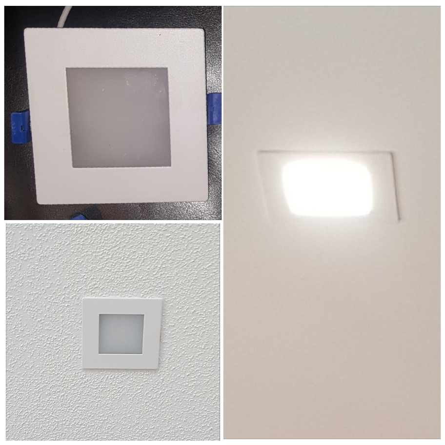 SQUARE LED SLIM PANEL, 4 INCHES,  4000K 