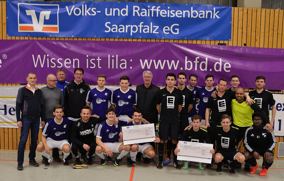 Die Finalisten unseres Masters-Turniers. Sieger der FSV Jägersburg mit 4:1 über den SV Altstadt.