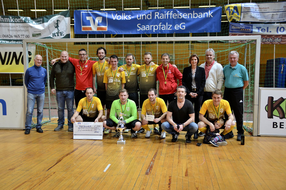 Der SV Niederbexbach ist neuer Stadtmeister in der Halle.