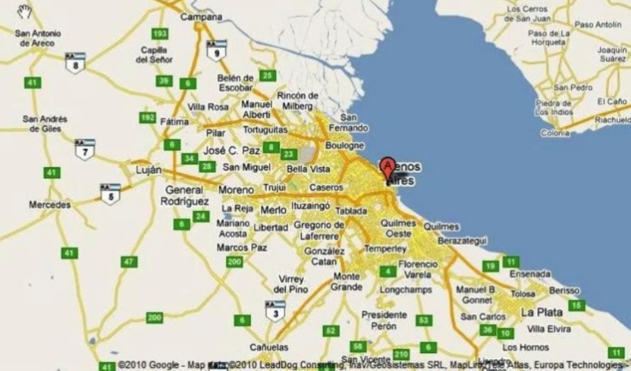 MAPPA DI BUENOS AIRES