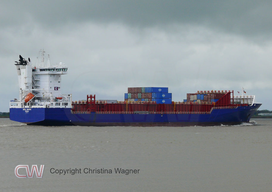OOCL RAUMA Containerschiff- Elbdeich Reederei