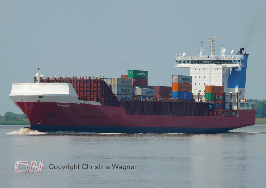 Elbdeich Reederei Containerschiff ELBSUMMER, IMO 9386718