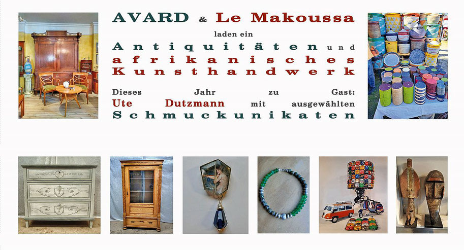 Einladung von AVARD, Le Makoussa und Ute Dutzmann