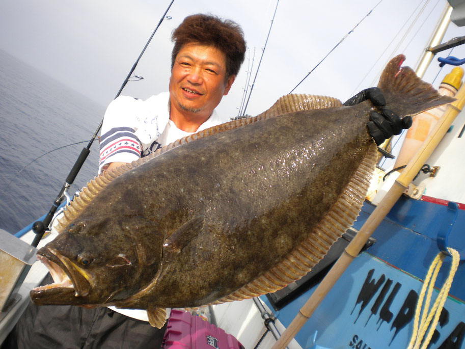 93ｃｍ7.5ｋｇ　超ＢＩＧヒラメ　キャッチ！