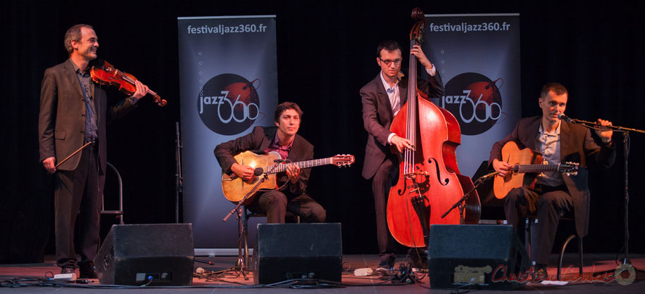 Jean Lardanchet, Laurent Vincenza, Sylvain Pourrat, Yannick Alcocer, Minor Sing. Festival JAZZ360 2016, salle des Fêtes de Latresne, 12/06/2016