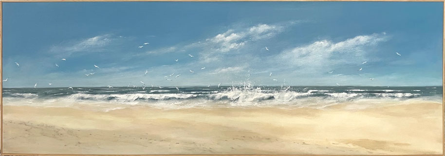 o.T. 50 x 150 cm Acryl auf Leinwand, 2025