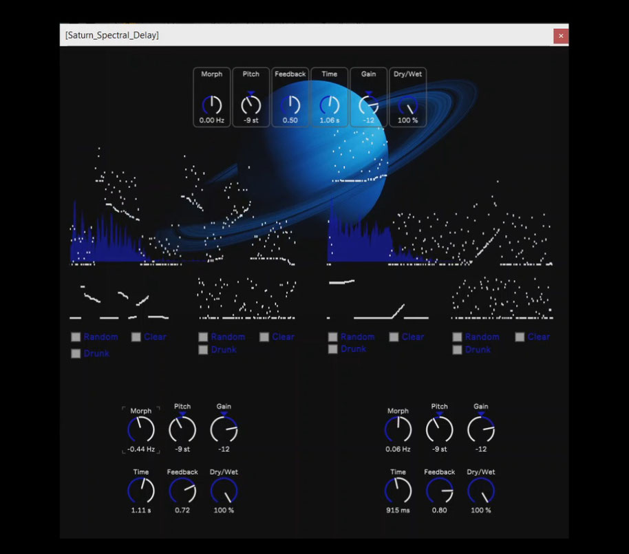 Spectral Delay, Morphing Time, Space and Pitch