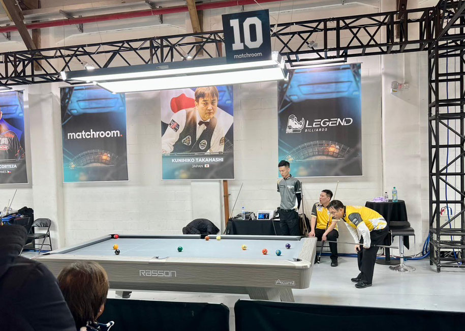 ベスト64 vs 林宗翰を戦う高橋邦彦　写真提供：吉岡正登
